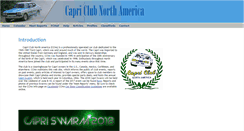 Desktop Screenshot of capriclub.com